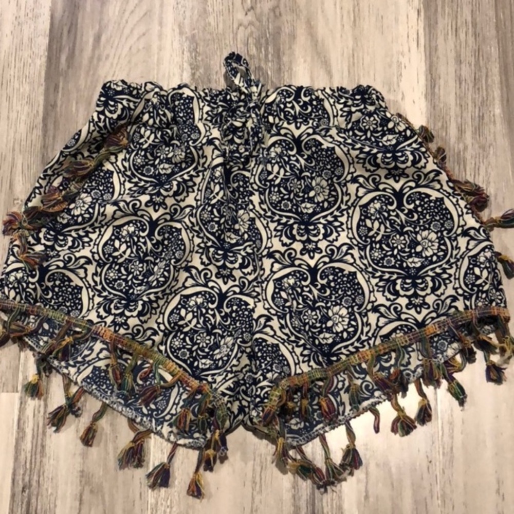 3/$25 Forever 21 Tribal Rainbow High Rise Shorts